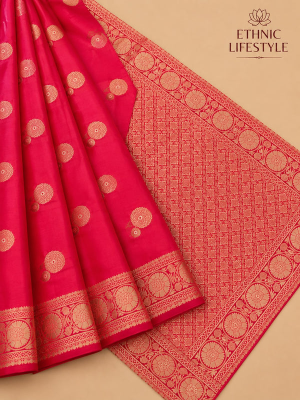 Genda Phool - Crepe Silk Zari Saree