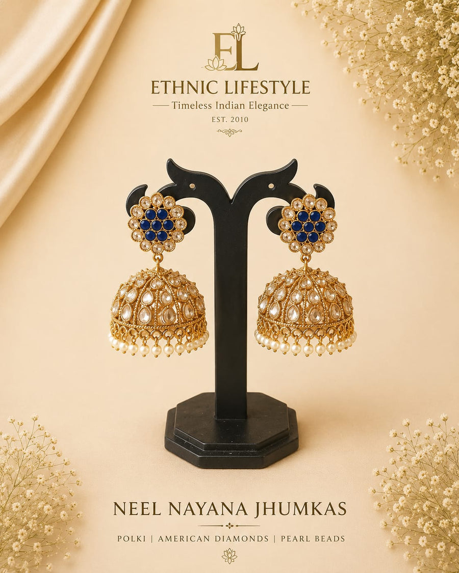 Neel Nayana Jhumkas