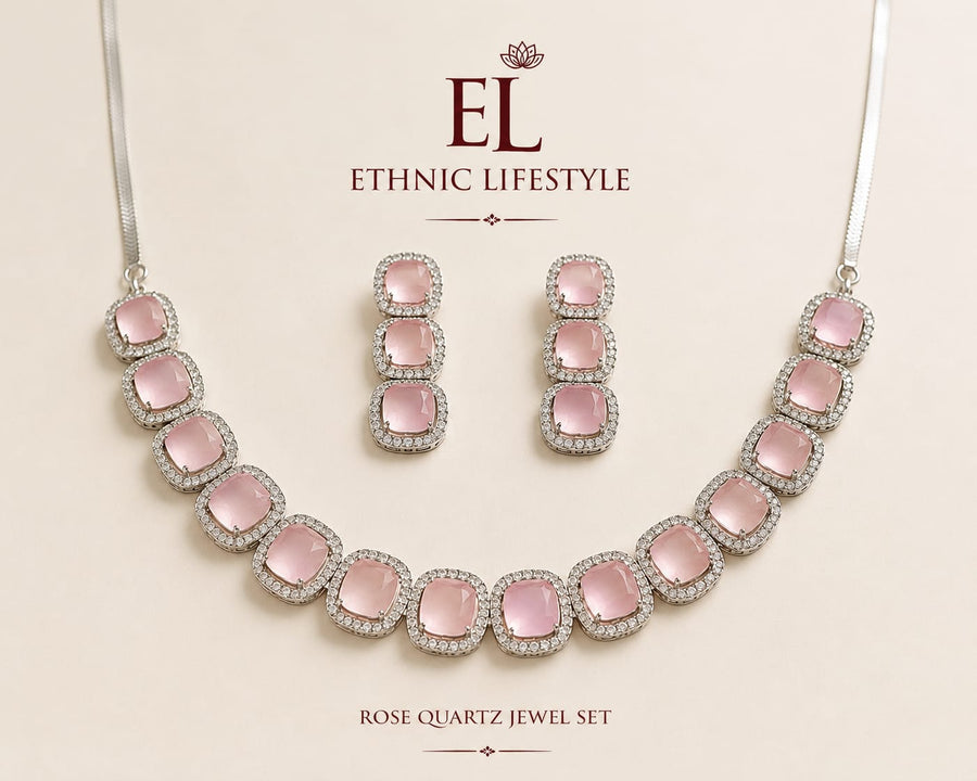 Rose Quartz Jewel Set