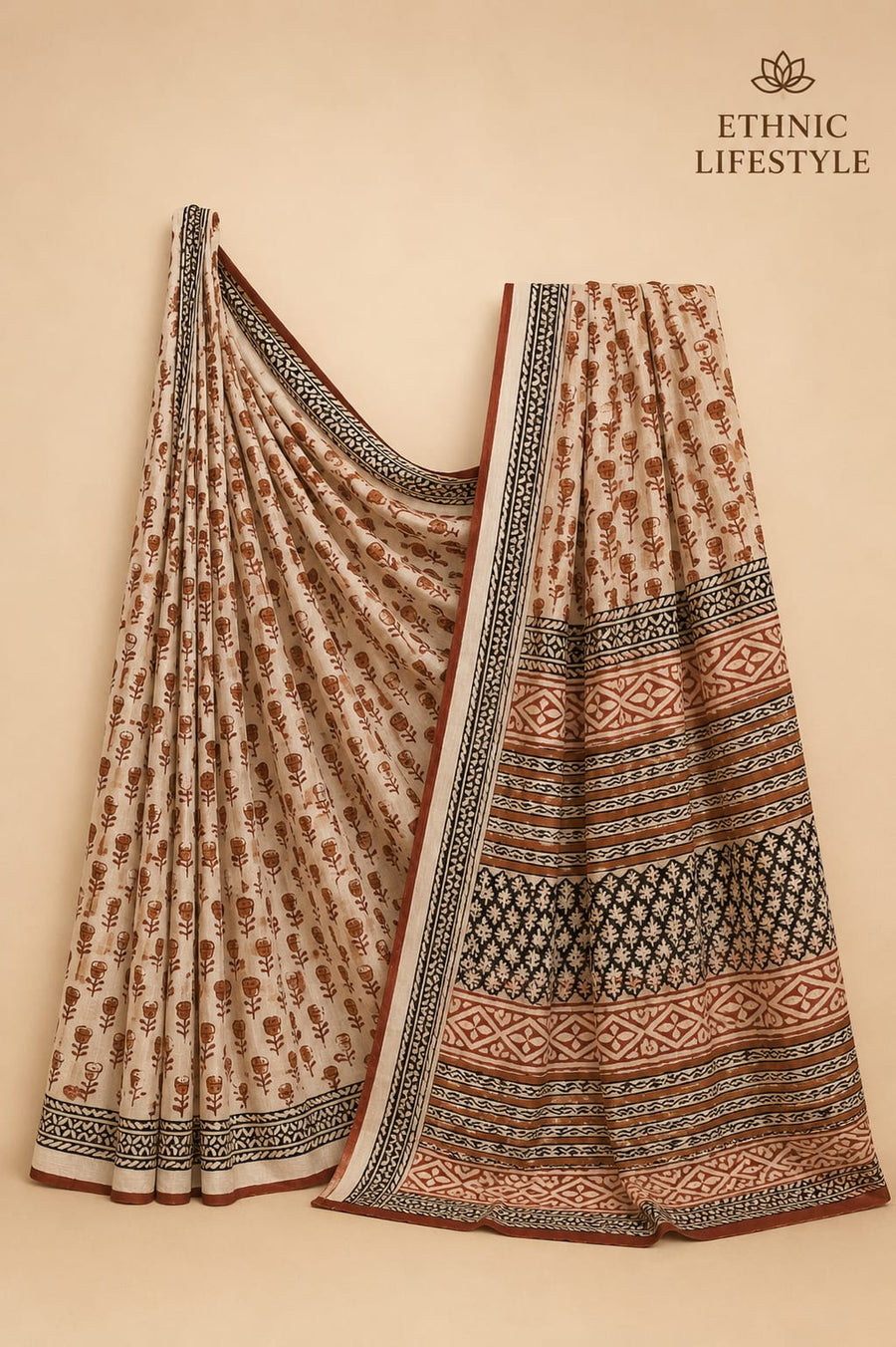 Pure Linen Saree