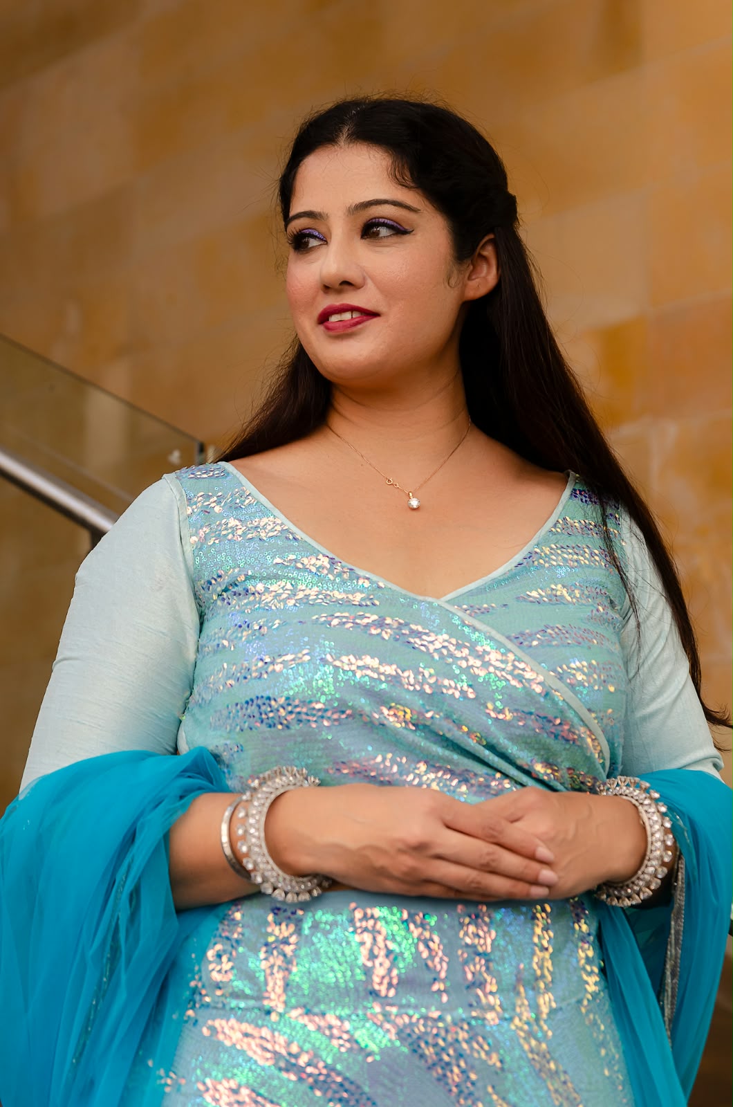 Turquoise lehenga